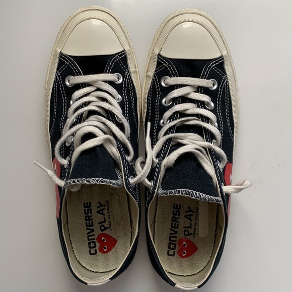 CONVERSE X COMME DES GARÇON PLAY Chuck Taylor '70 Sneakers - Picture 6 of 11